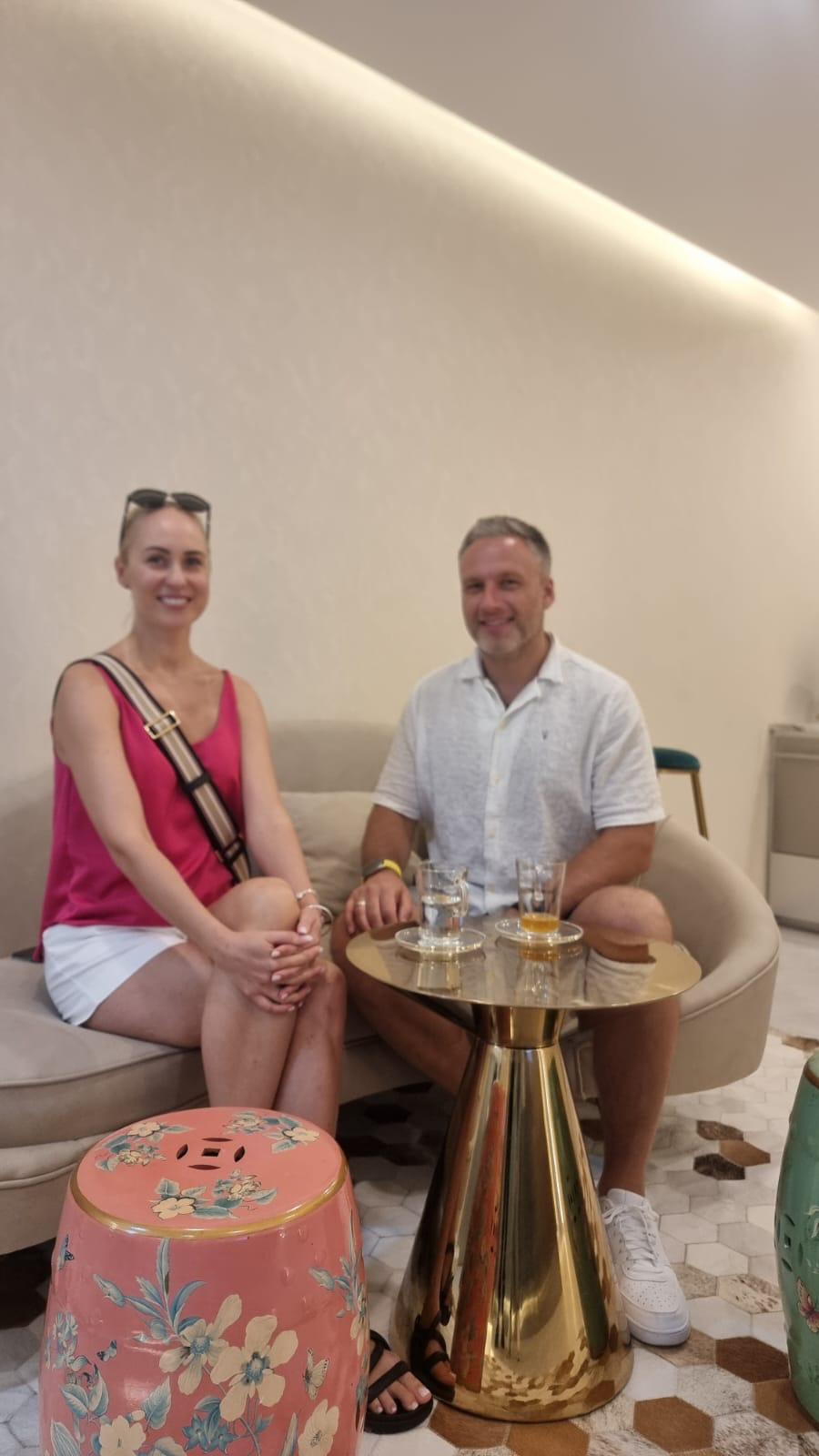 Guests in the lounge